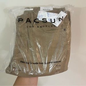Brand new stacked skinny khaki pants 32x34 pacsun
